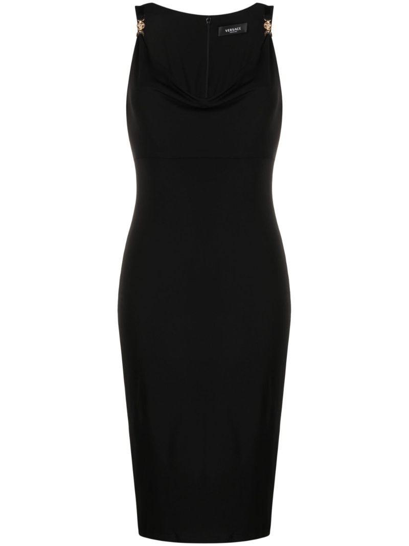 Black Medusa 95' Cowl Neck Dress