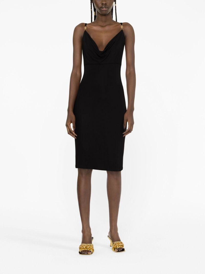 Black Medusa 95' Cowl Neck Dress