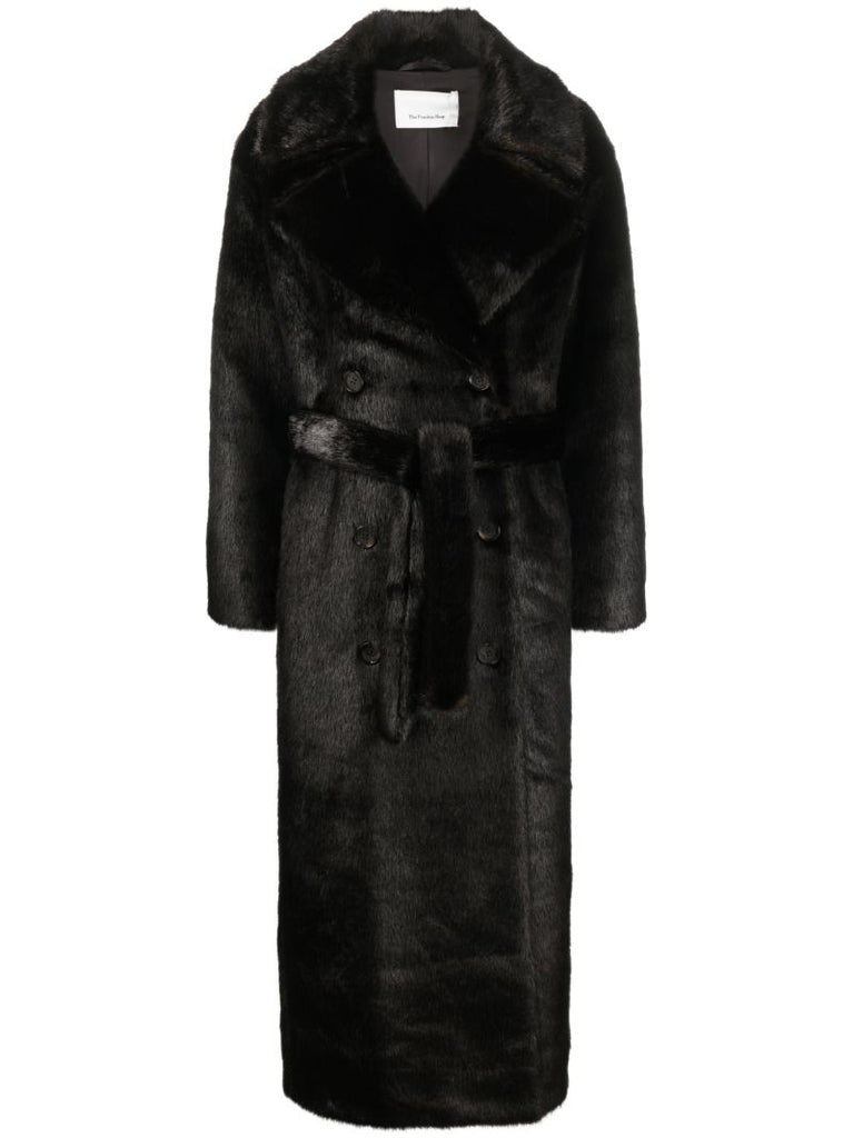 Brown Joni Faux-fur Coat