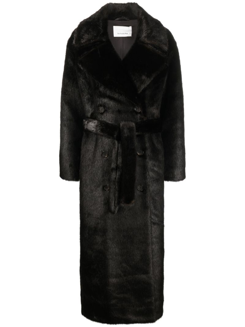 Brown Joni Faux-fur Coat