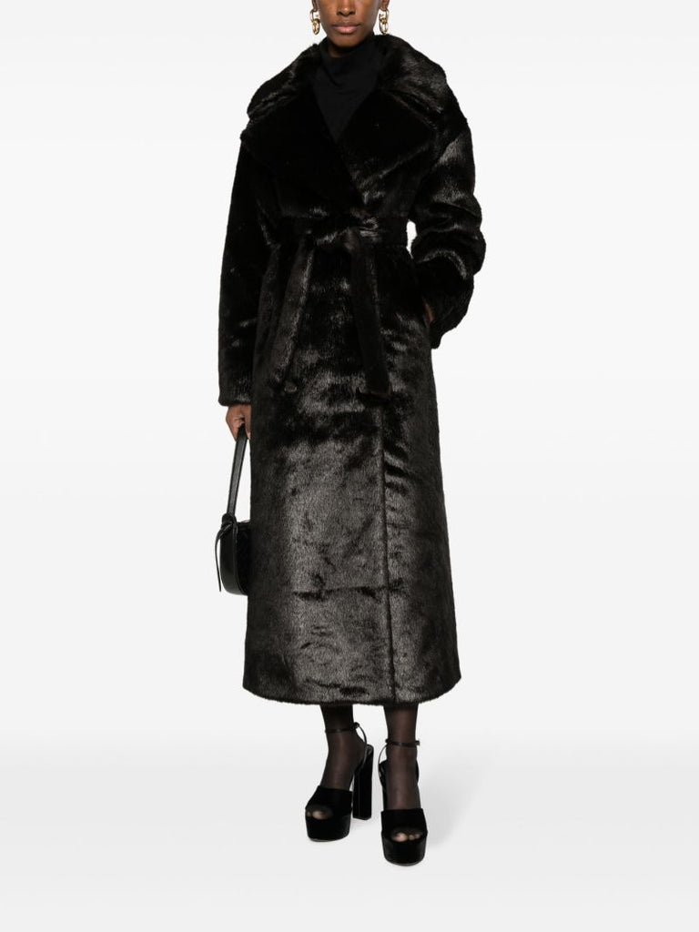 Brown Joni Faux-fur Coat