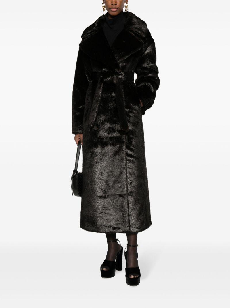 Brown Joni Faux-fur Coat