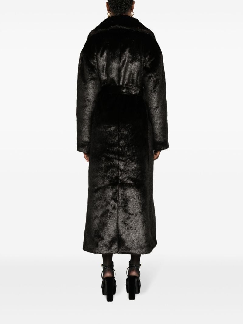 Brown Joni Faux-fur Coat