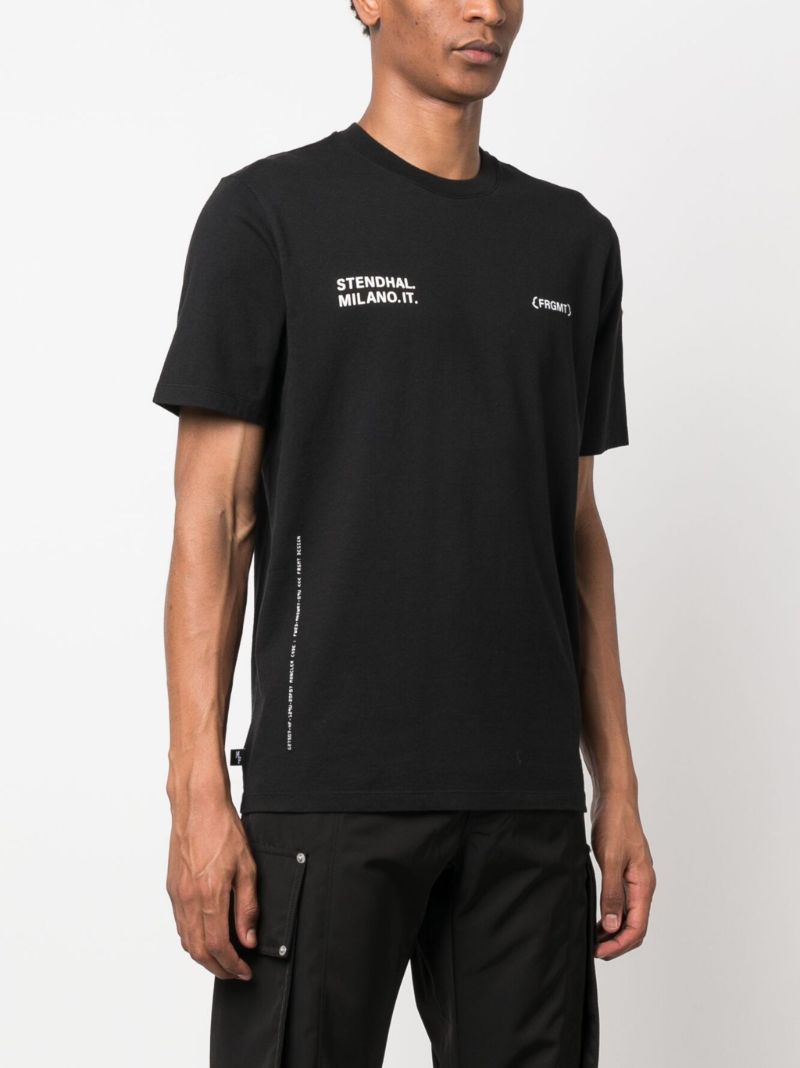 Black Graphic Print T-shirt
