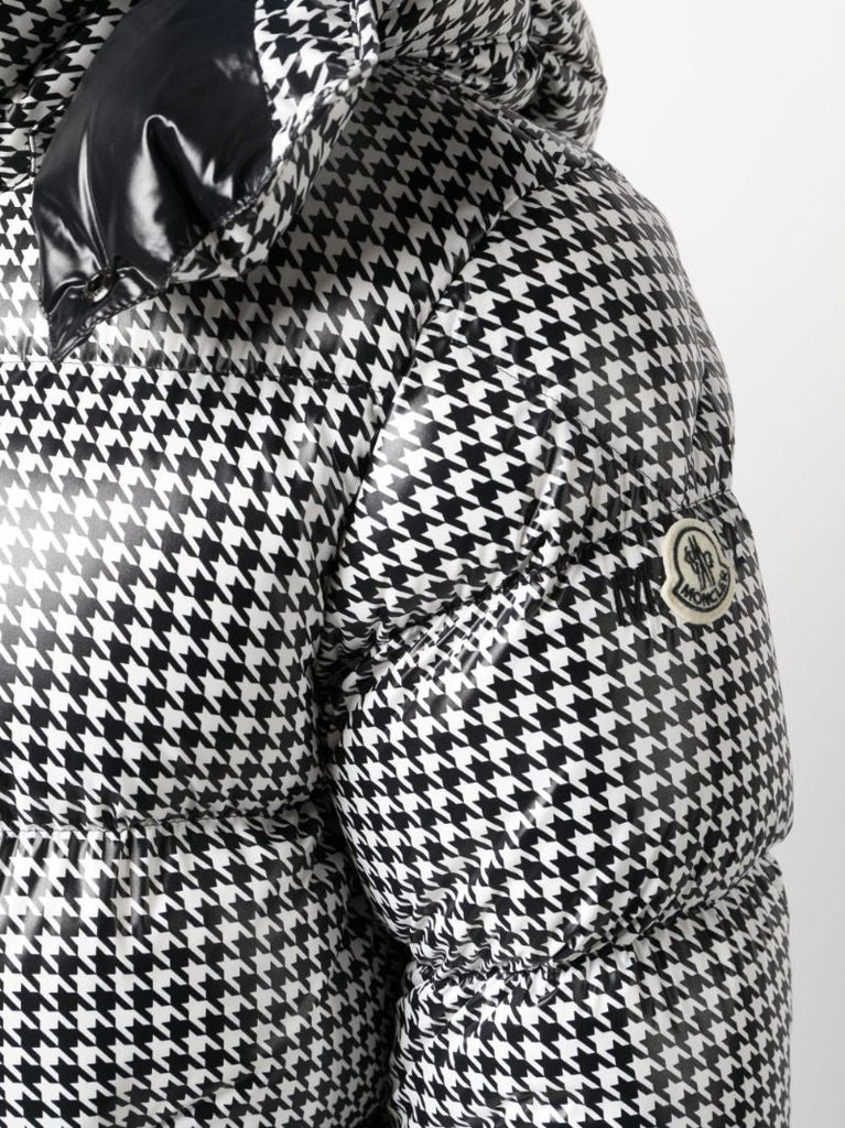 X Fragment Black and White Socotrine Puffer Jacket