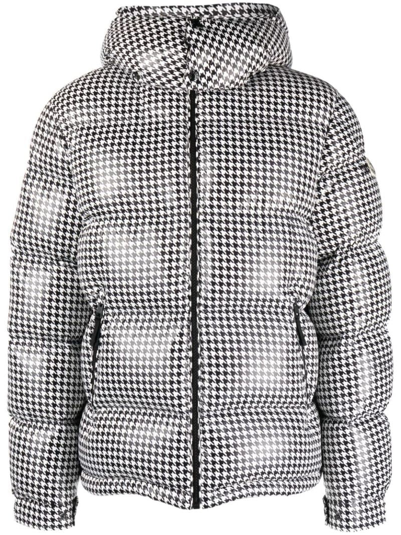 X Fragment Black and White Socotrine Puffer Jacket