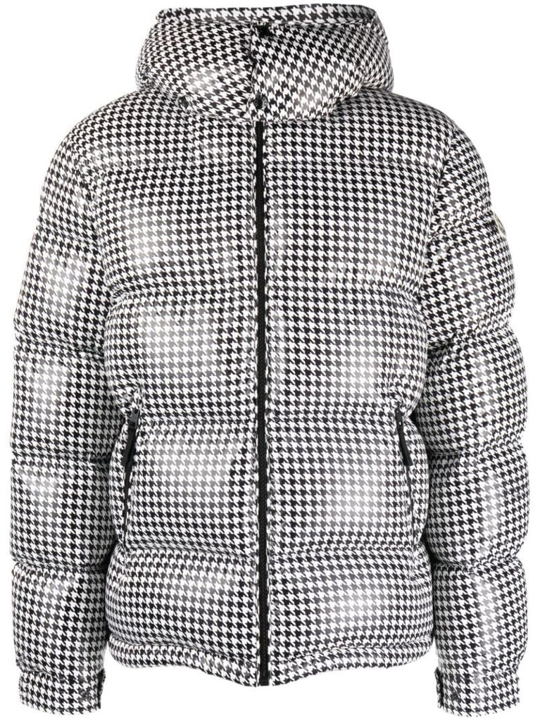 X Fragment Black and White Socotrine Puffer Jacket