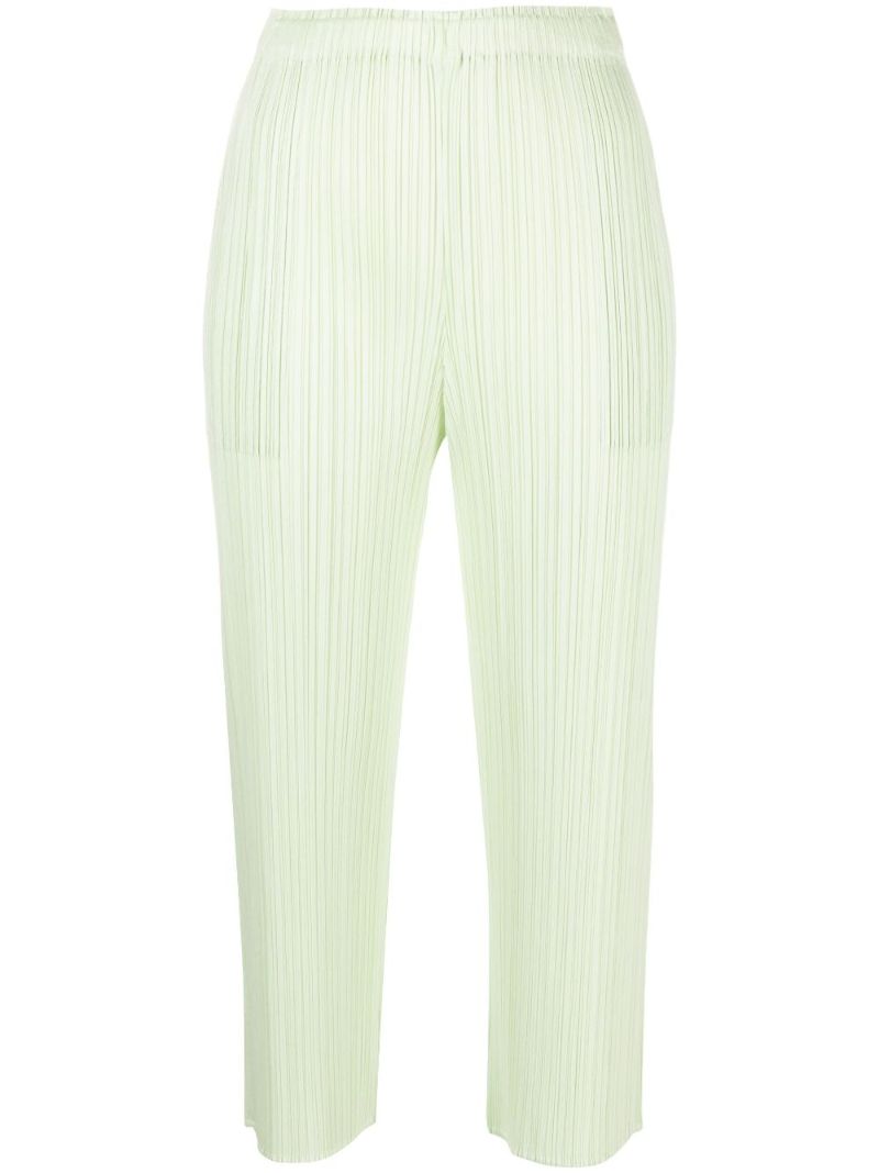 Green Monthly Colors May PlissÃ© Trousers