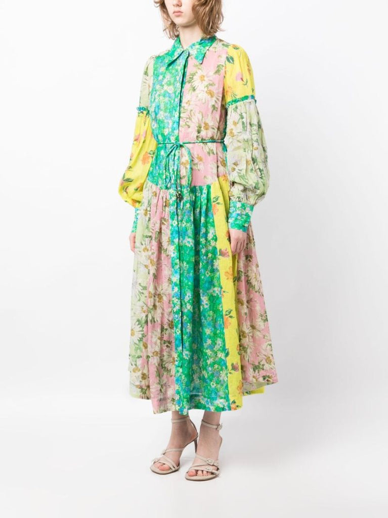 Multicolour Kenzie Patchwork Dress