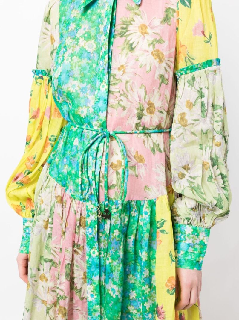 Multicolour Kenzie Patchwork Dress