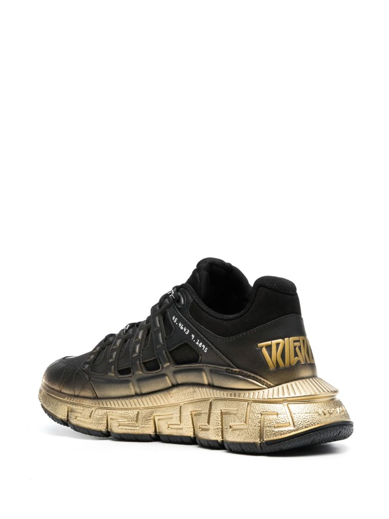 Black Trigreca Leather Sneakers