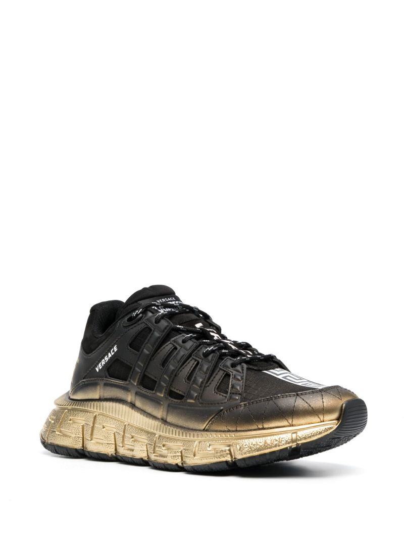 Black Trigreca Leather Sneakers