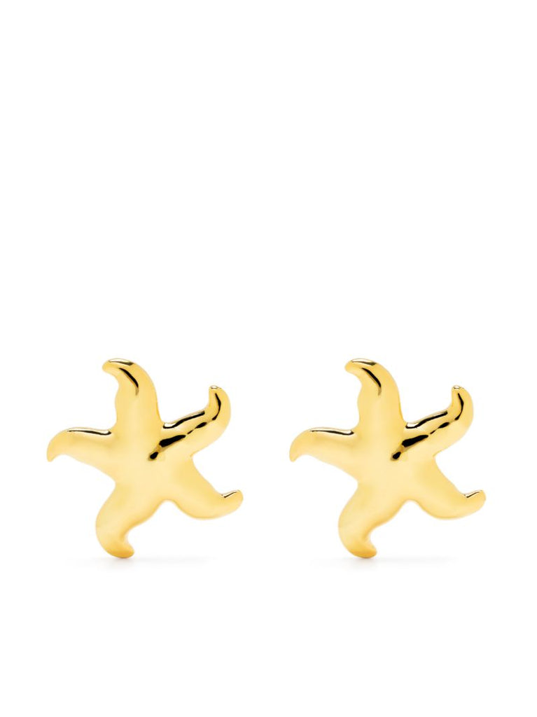 Gold-tone St. Barths Hammered Earrings