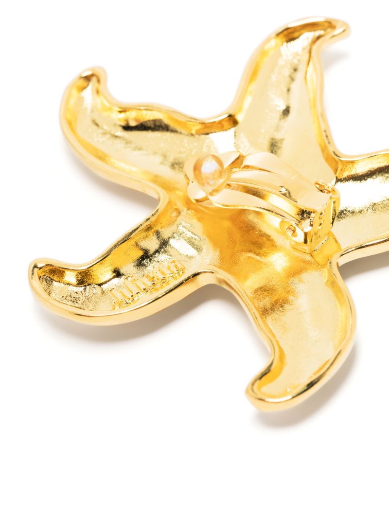 Gold-tone St. Barths Hammered Earrings