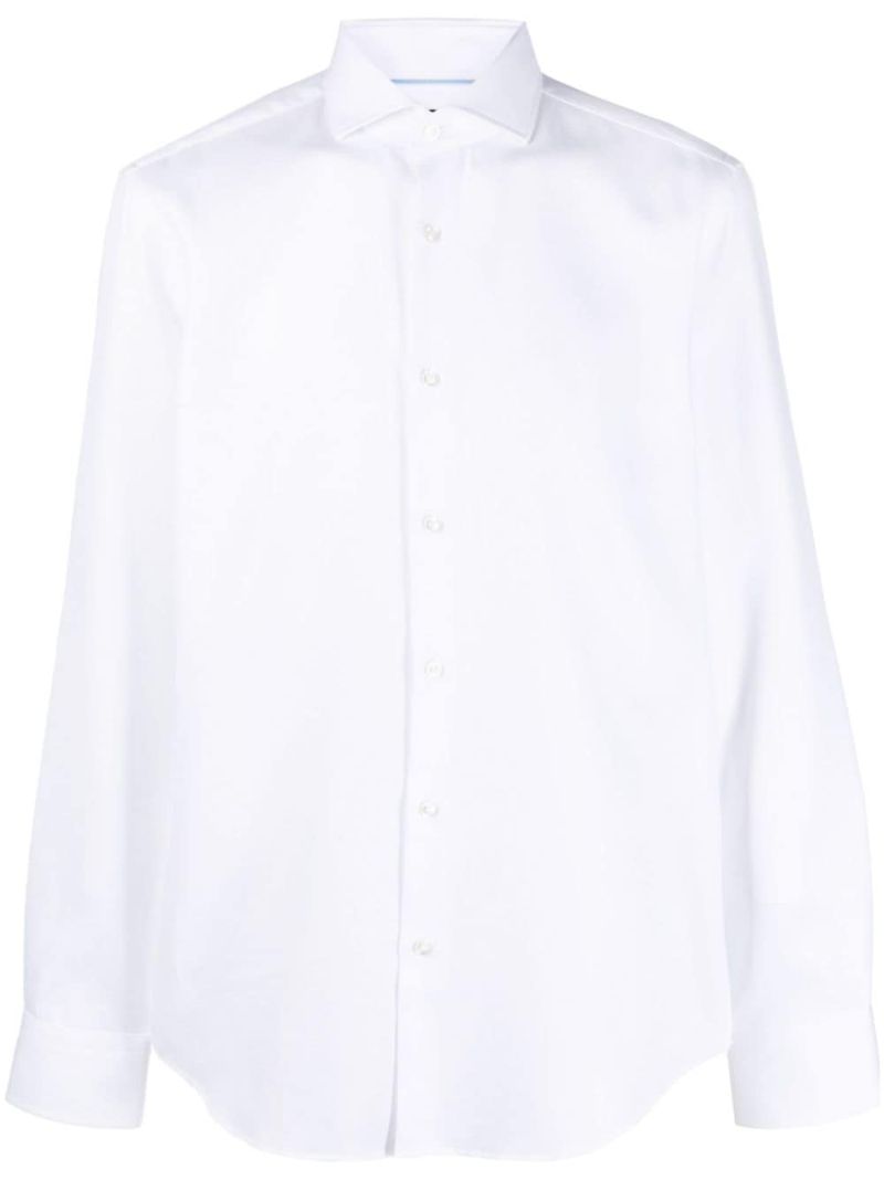 White Buttoned-up Cotton Shirt