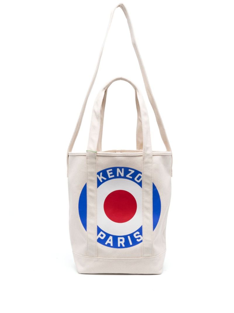 Neutral Large Target Tote Bag