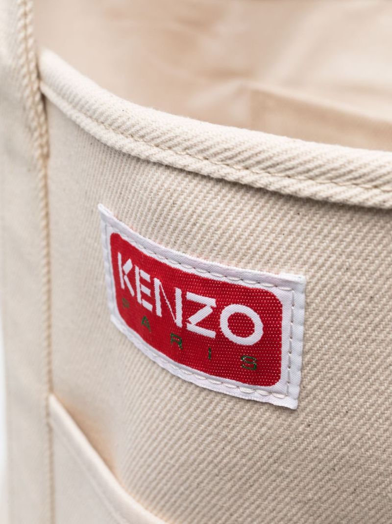 Neutral Large Target Tote Bag
