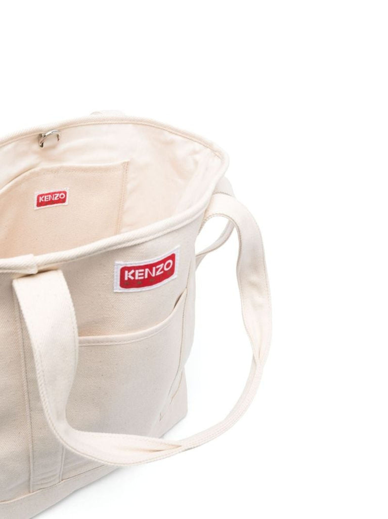 Neutral Large Target Tote Bag