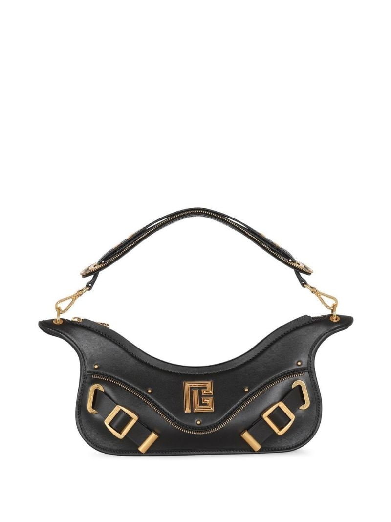 Black Blaze Leather Shoulder Bag