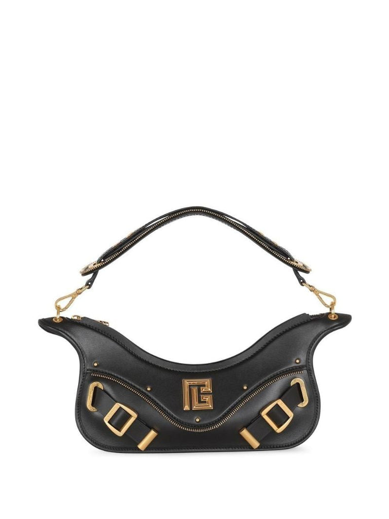 Black Blaze Leather Shoulder Bag