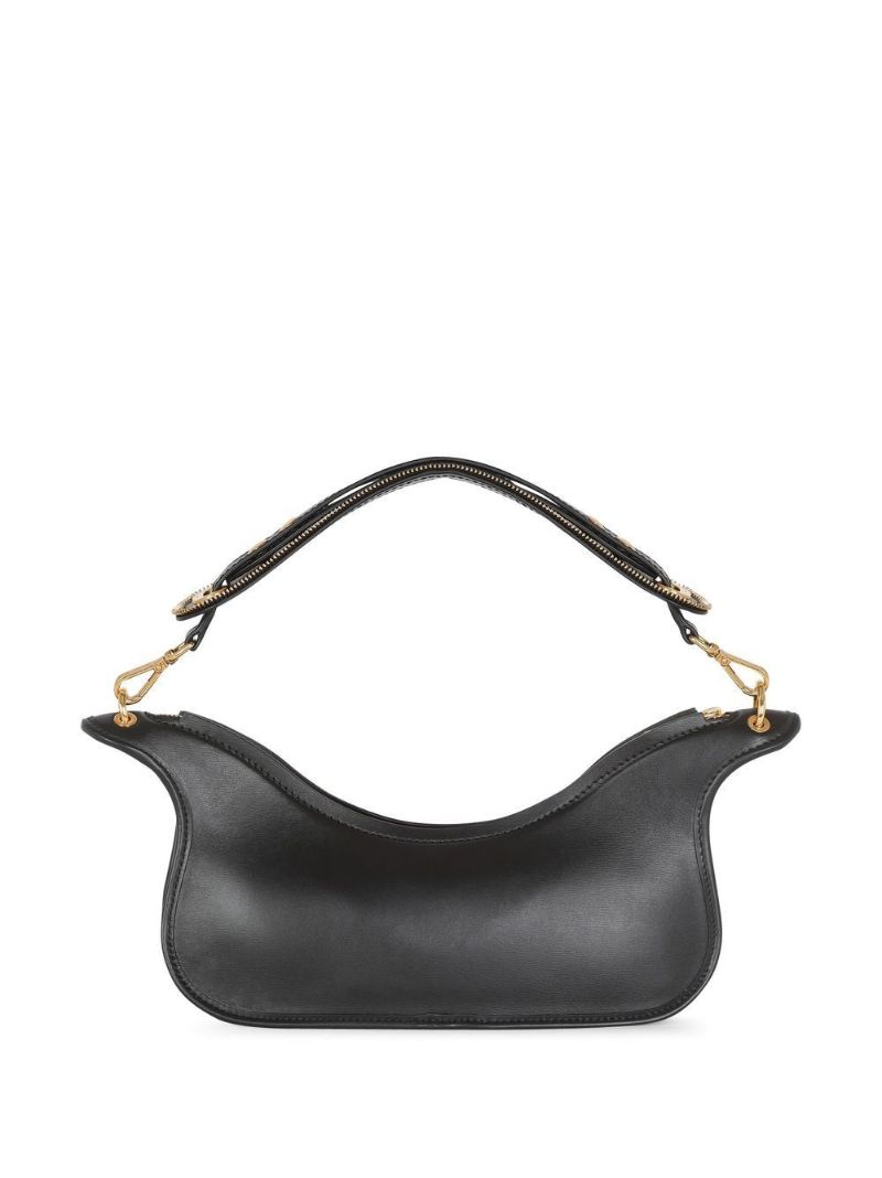 Black Blaze Leather Shoulder Bag