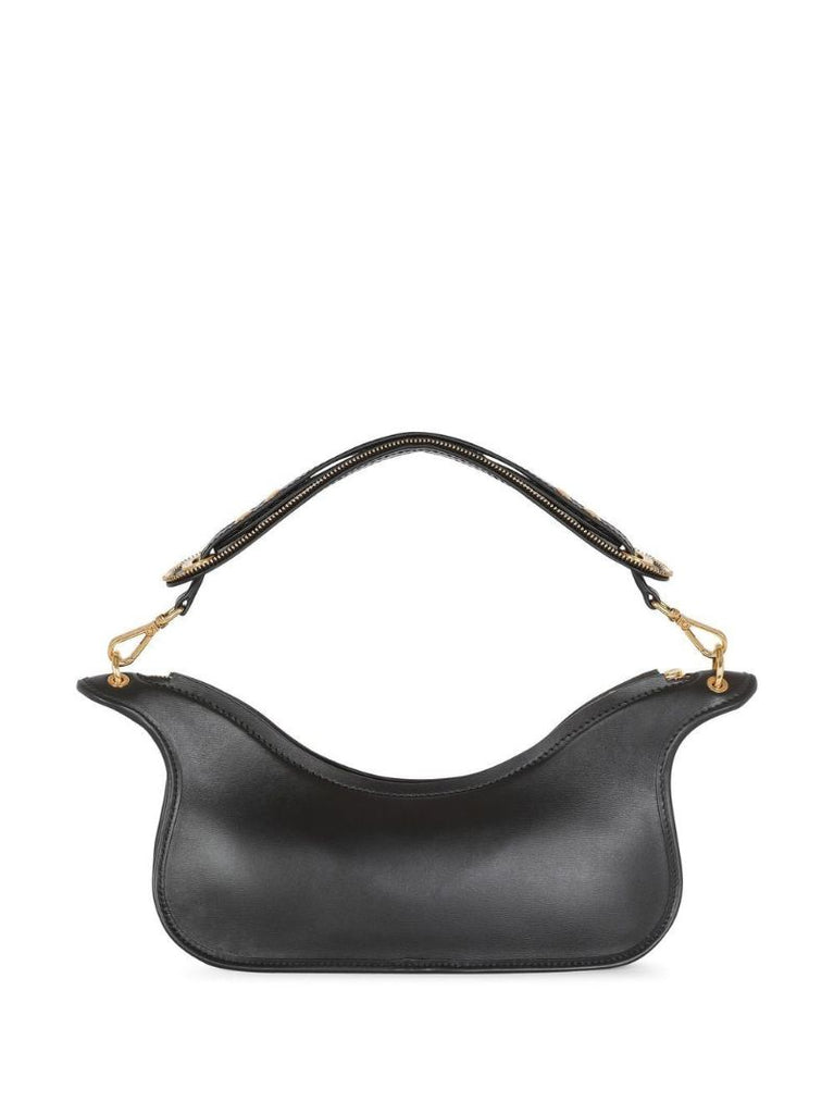 Black Blaze Leather Shoulder Bag