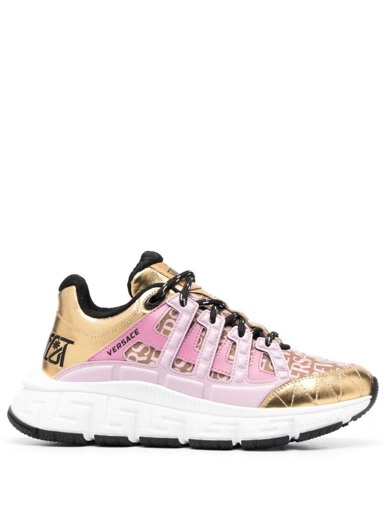 Pink Trigreca Lace-up Sneakers