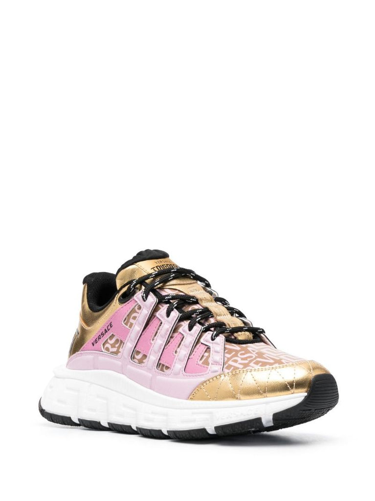 Pink Trigreca Lace-up Sneakers