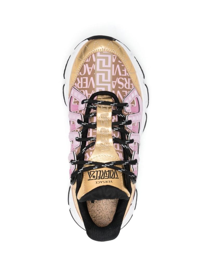 Pink Trigreca Lace-up Sneakers