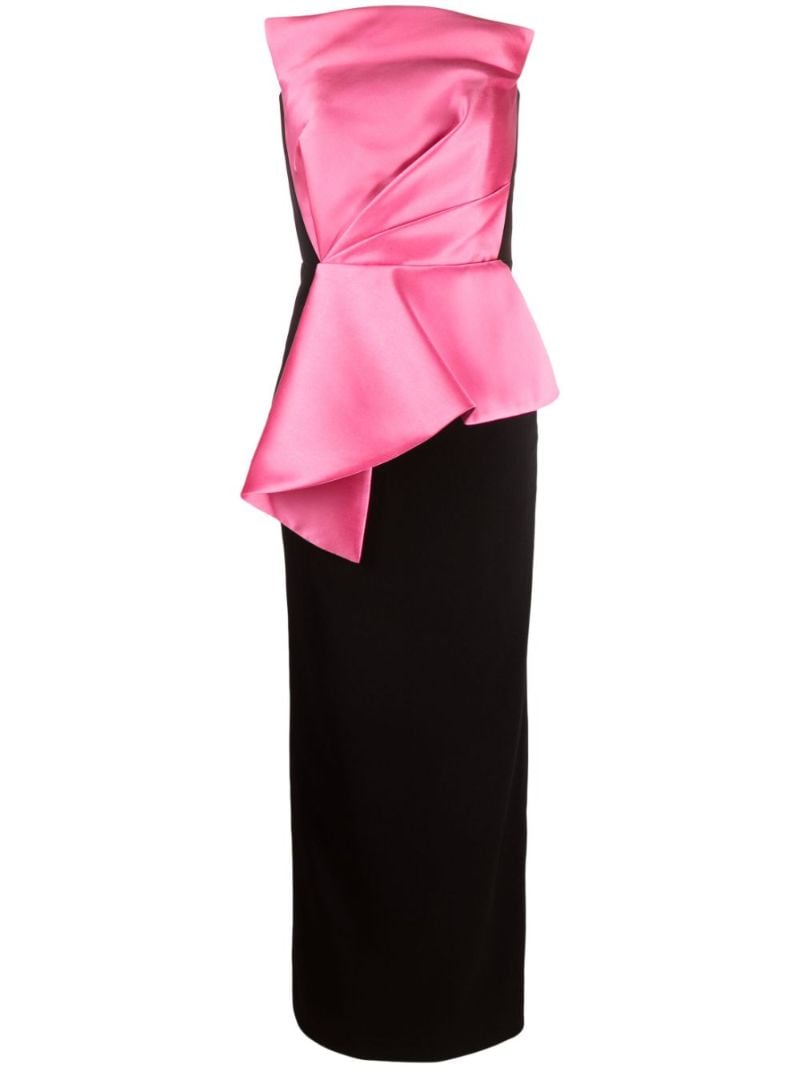 Pink Zuri Strapless Maxi Dress
