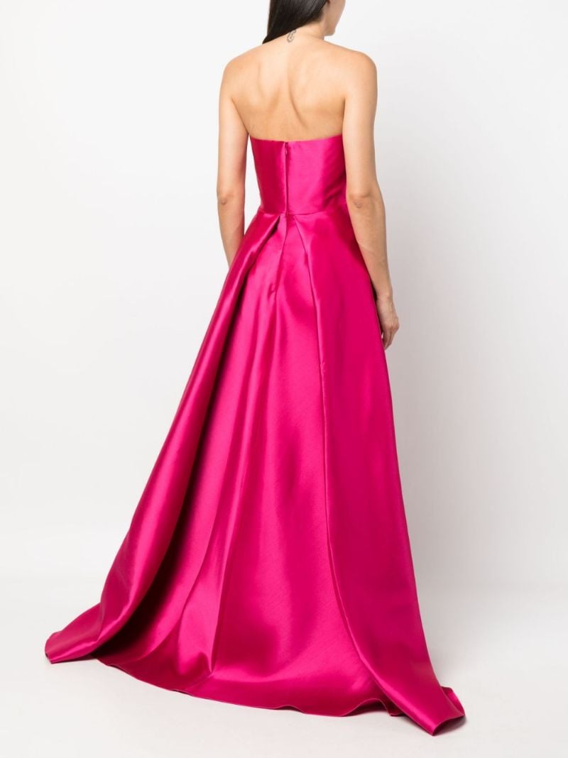 Pink Tiffany Satin Maxi Dress
