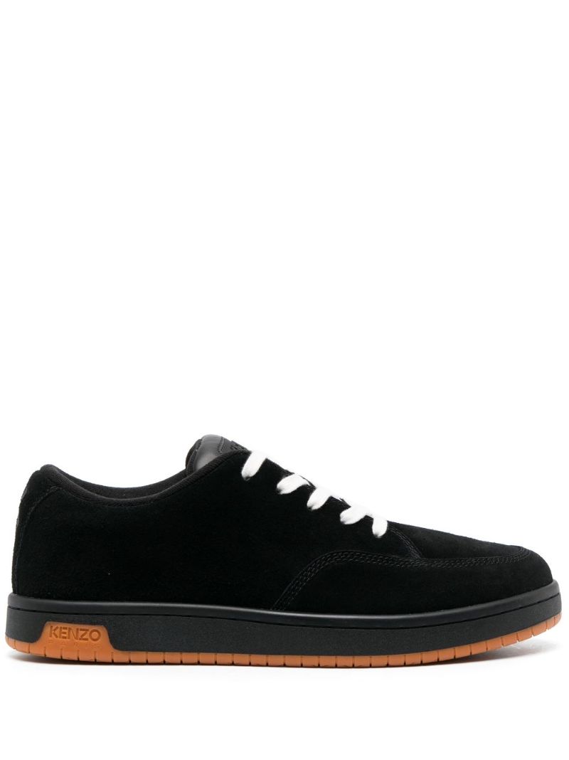 Black Kenzo-dome Suede Sneakers