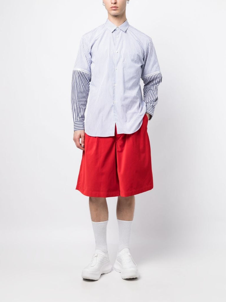 Blue Striped Cotton Shirt
