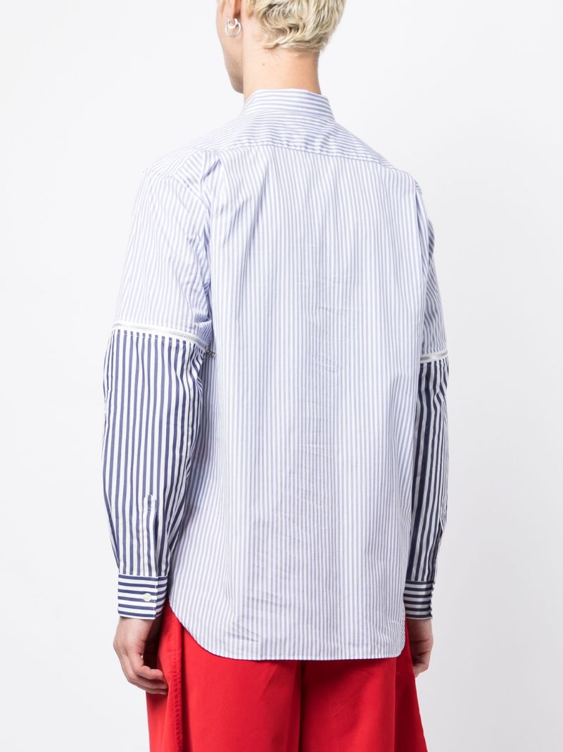 Blue Striped Cotton Shirt