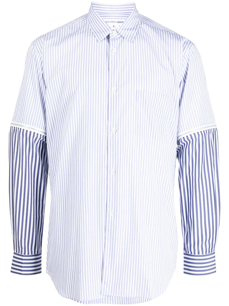 Blue Striped Cotton Shirt