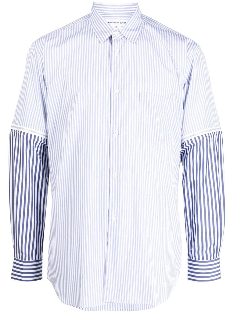 Blue Striped Cotton Shirt