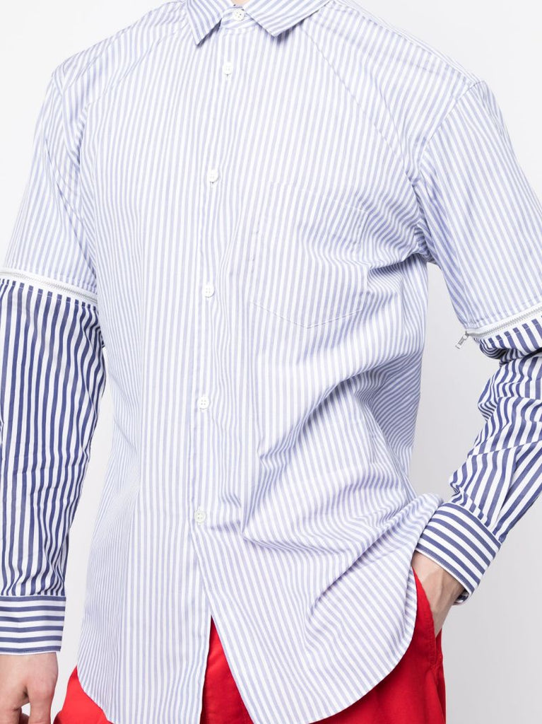 Blue Striped Cotton Shirt