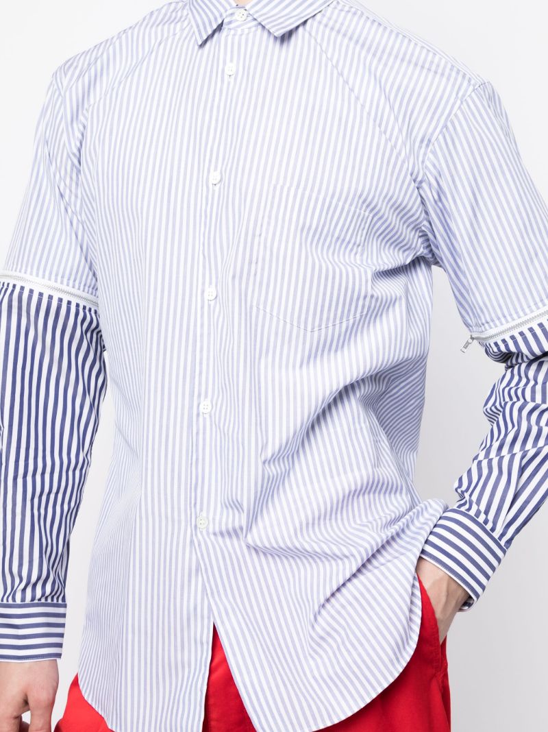 Blue Striped Cotton Shirt