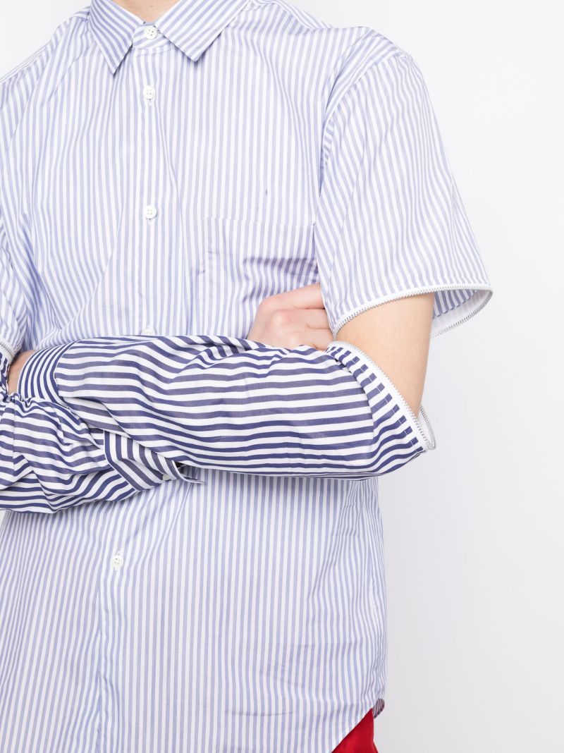 Blue Striped Cotton Shirt