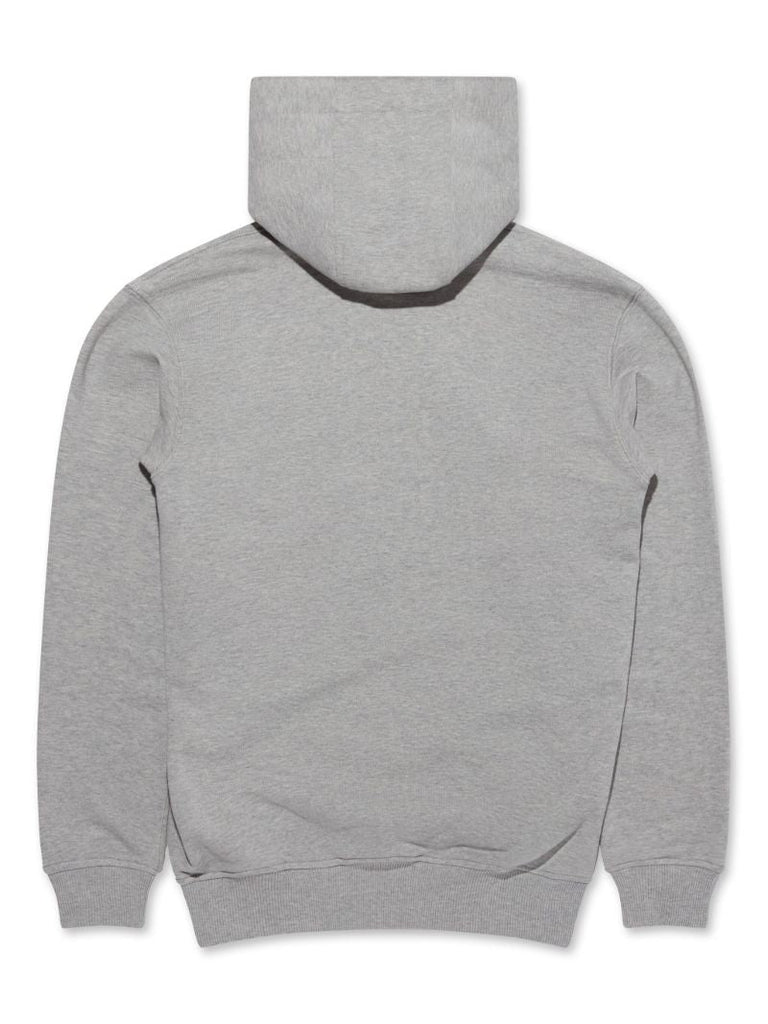 X Lacoste Grey Logo-embroidered Cotton Hoodie