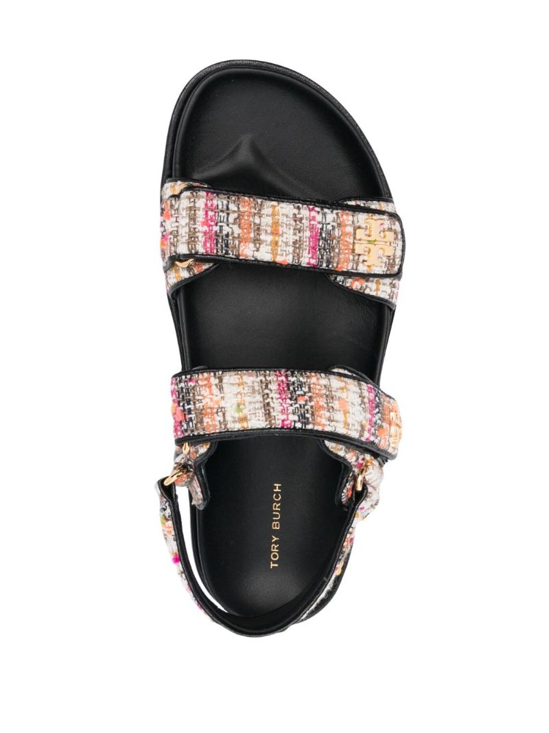 Black BouclÃ_x0083_Â© Touch-strap Sandals