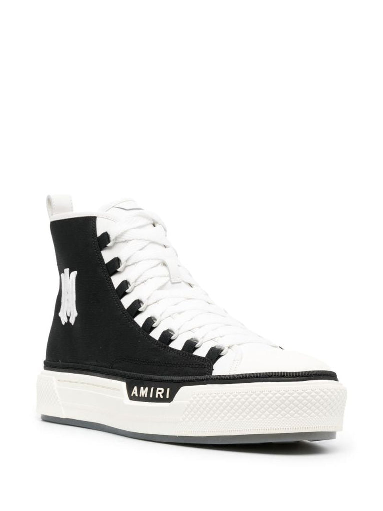 Black M.a. Court High-top Sneakers