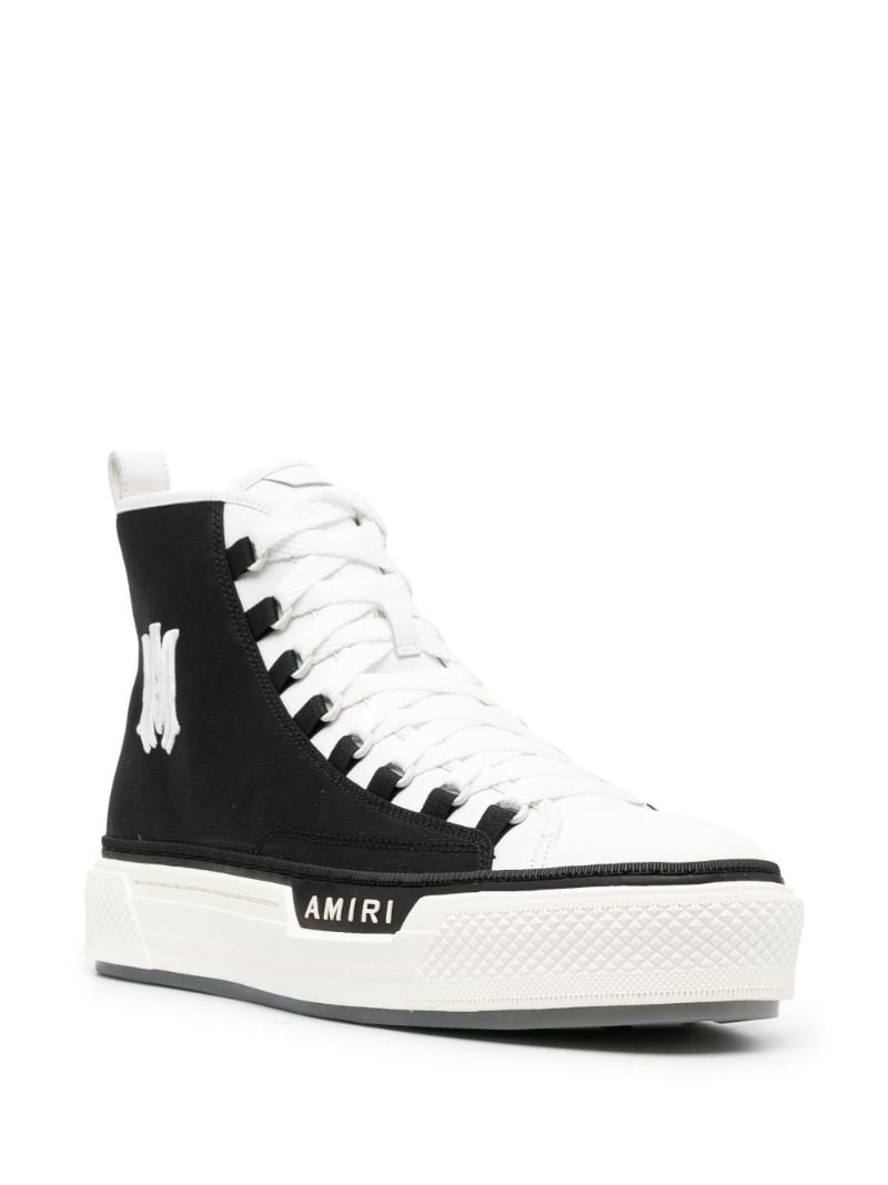 Black M.a. Court High-top Sneakers