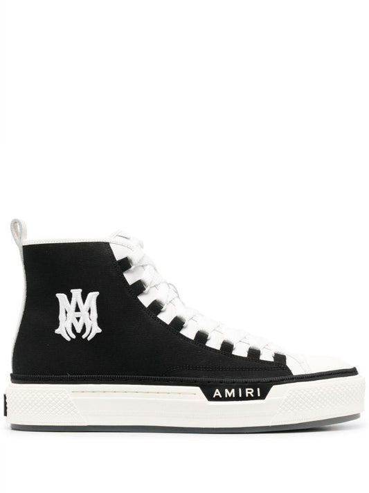 Black M.a. Court High-top Sneakers