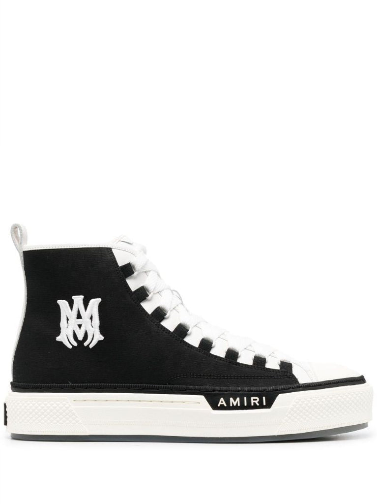 Black M.a. Court High-top Sneakers