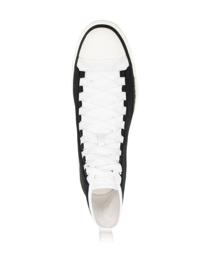 Black M.a. Court High-top Sneakers