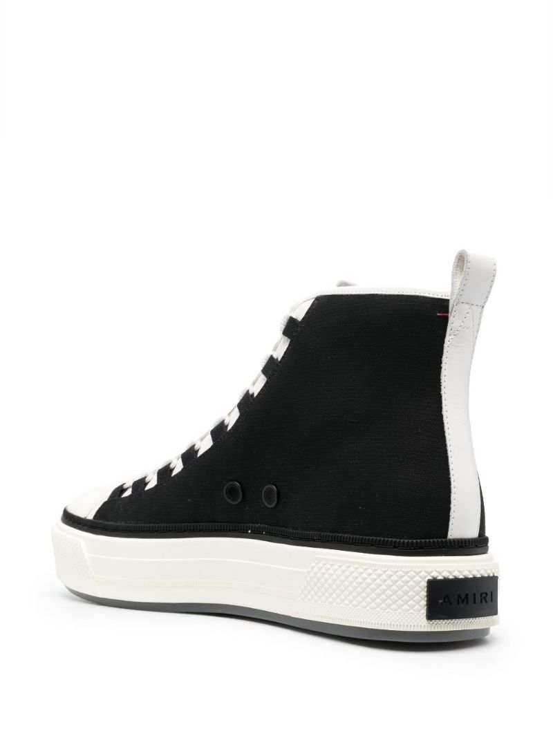Black M.a. Court High-top Sneakers