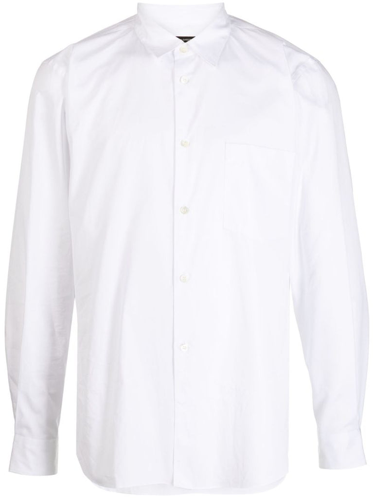 White Long Sleeve Cotton Shirt