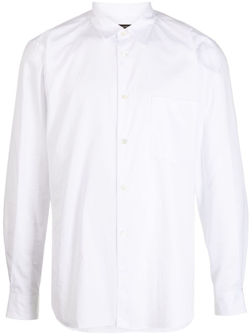 White Long Sleeve Cotton Shirt