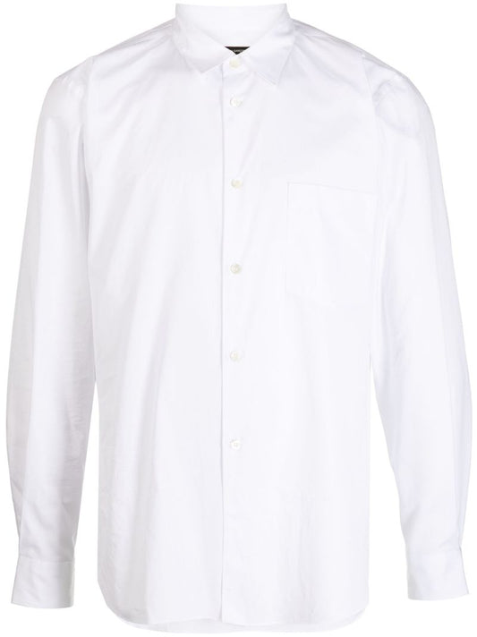 White Long Sleeve Cotton Shirt